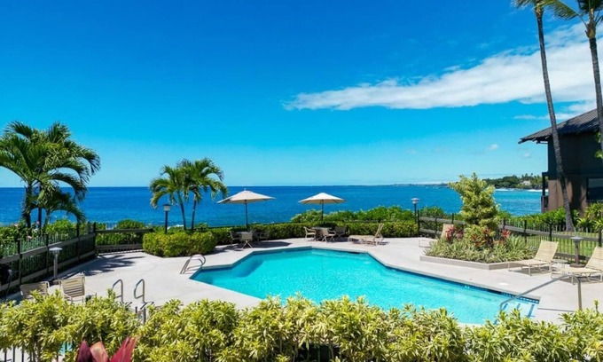 Kailua-Kona House | Last Minute Summer Sale! Oceanfront Luxury: 3BR/3BA Waterfront Views in Kona