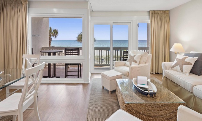 Fort Bay Condo | Latitude 29 Condominiums #18 | Gulf Front + Amenities