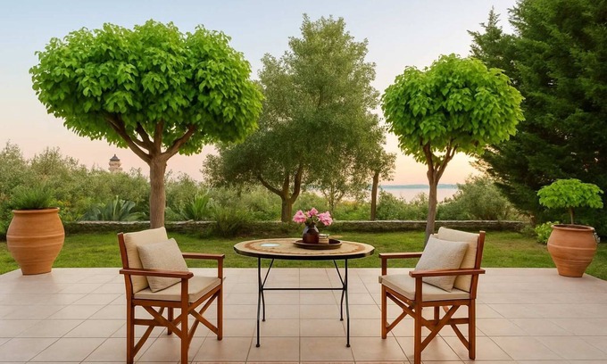 Riglia Villa | Lavender Garden Retreat - Secluded Seaside Getaway
