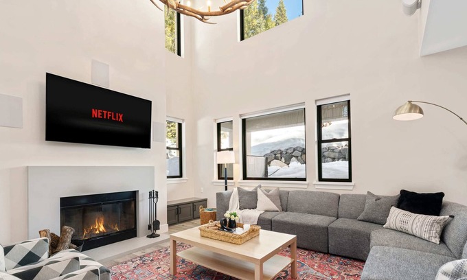 Tahoe National Forest House | Lavish Retreat w/ Hot Tub, Steam Room, & Game Room