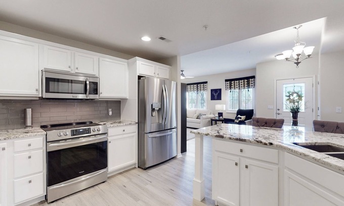 North Central Westminster Condo | Lavish Tranquil No-Steps Oasis