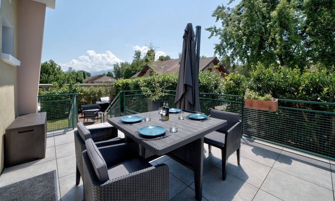 Annecy-le-Vieux Apartment | Le Bach - Charmant Appt à 10min de Annecy