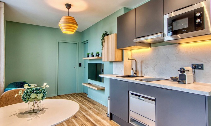5th Arrondissement Apartment | Le Cèdre Bleu - Bel appart climatisé quartier point du jour Lyon 5