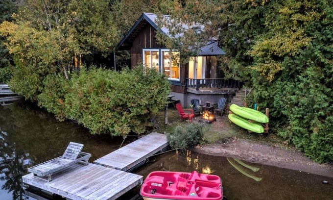 Sainte-Lucie-des-Laurentides Ski Chalet | Le1617 - Quai Privé, Lac-les Chalets Dans le Nord
