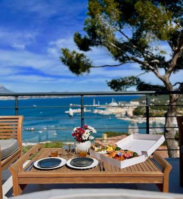 Saint-Mandrier-sur-Mer Apartment | Le Cap Marlou, vue mer exceptionnelle