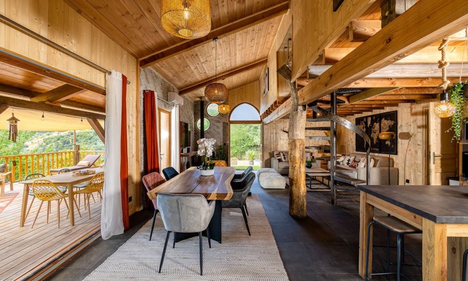 Faugeres Ski Chalet | Le Chalet d'Anjuléa, a true haven of peace!