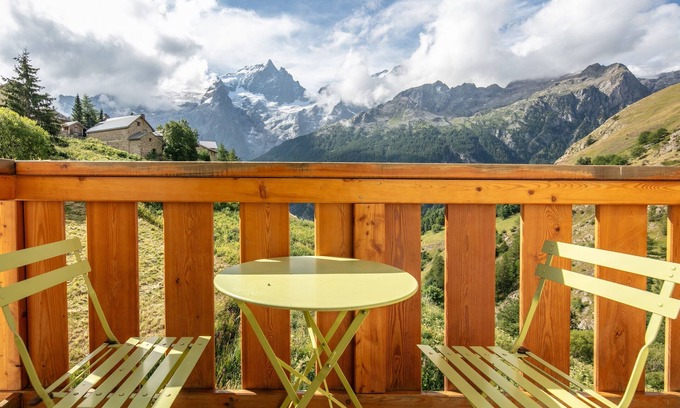 La Grave Apartment | Le Chazelet - Splendide Vue Montagne