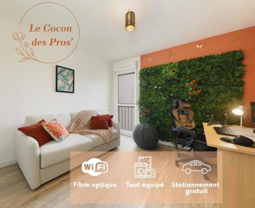 Royallieu Pompidou Apartment | Le Cocon des Pros', calme, spacieux et tout équipé