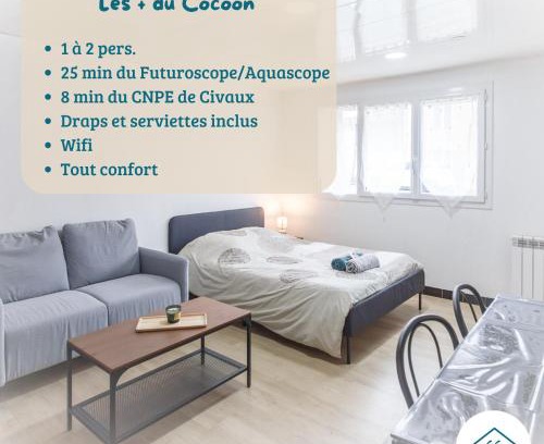 Lhommaize Apartment | LE COCON - T1 - 26 m2
