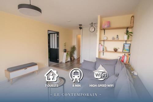 Torcy-le-Grand Apartment | Le Contemporain ~ T4 Spacieux ~ RER A & Disney