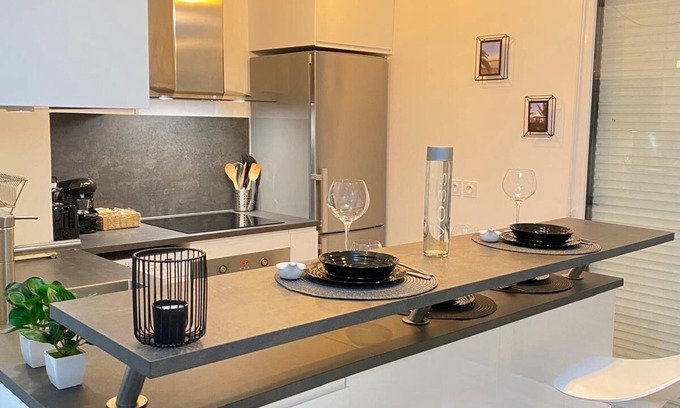 Villepinte Apartment | Le Cosy de l'Ourcq, 40m² one-bedroom apartment 20 minutes from Paris