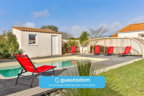 Commequiers House | Le Dôme - Piscine - Parking - Jardin