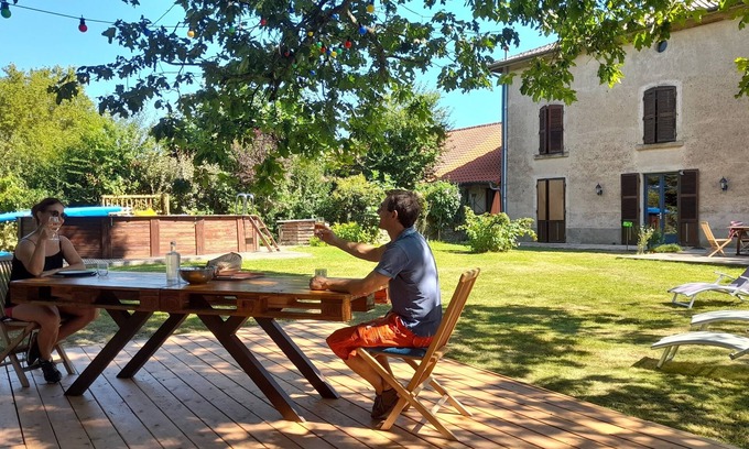 Saint-Etienne-sur-Reyssouze House | Le Grenier du Chêne, sweet cottage between Bresse and Burgundy, 12 to 15 people