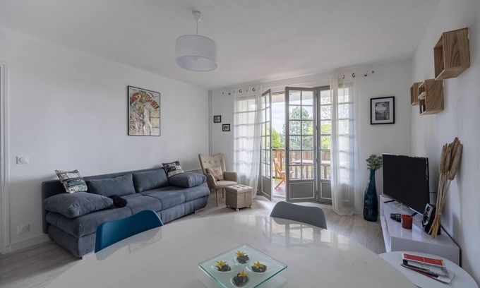 Villers-sur-Mer Apartment | Le Greenwich - Résidence avec piscine partagée chauffée