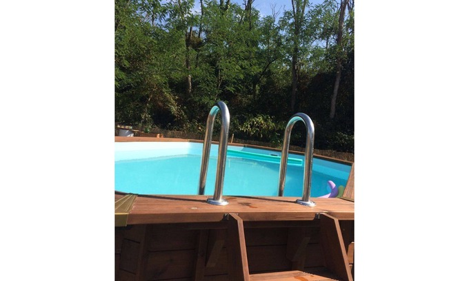Saint-Denis-de-Pile House | Le Jardin De Marie, calm and nature with swimming pool