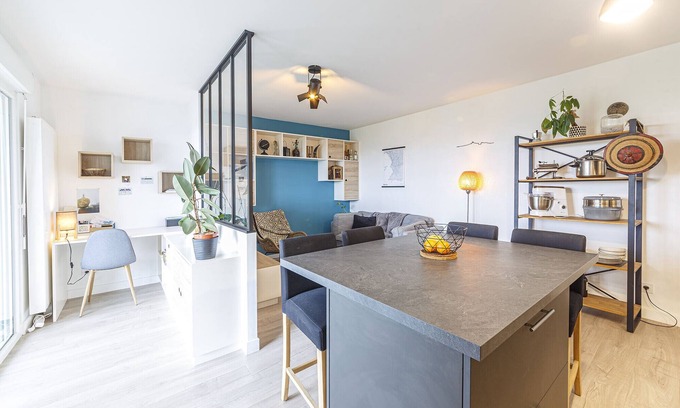 Les Hauts de Saint-Aubin Apartment | Le Jean Moulin - Appartement à 2 pas du tramway
