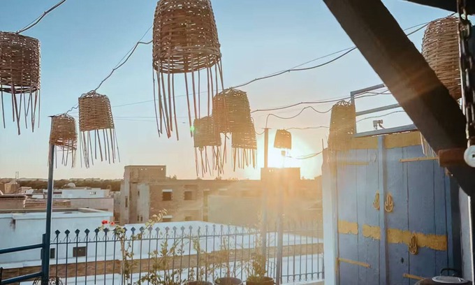 Tozeur Apartment | Le Loft de Tozeur. Large Bright Terrace