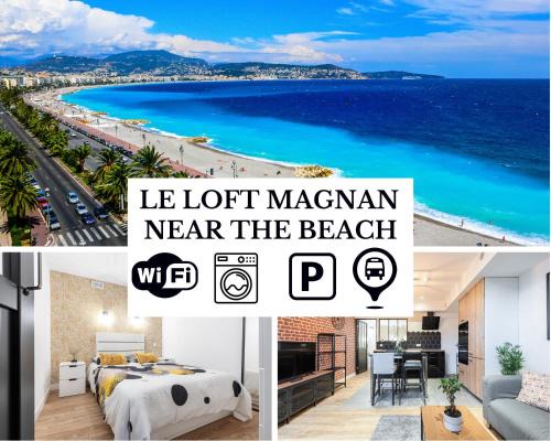 La Madeleine Apartment | Le Loft Magnan - AC- Prés mer - WIFI - Confort et moderne - Supermarchés et Tram proches