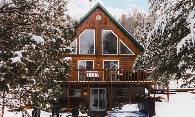 Entrelacs House | Le Mandala ☼ Lake & Spa 4 Seasons ♥ Wood Fireplace
