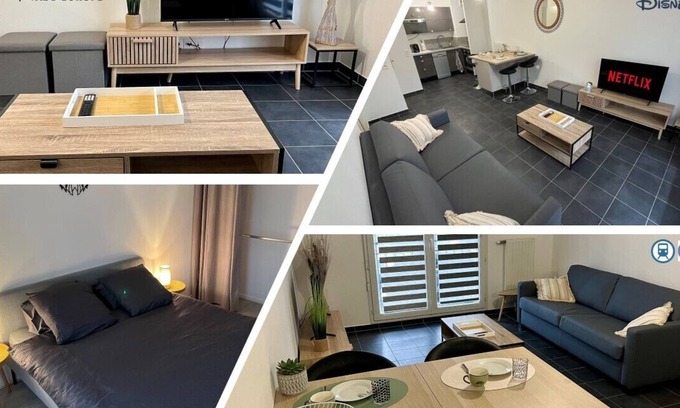Villenoy Apartment | # Le Meaux 'dort II - 4 Pers/Parking Privé - Proche Disney/Paris