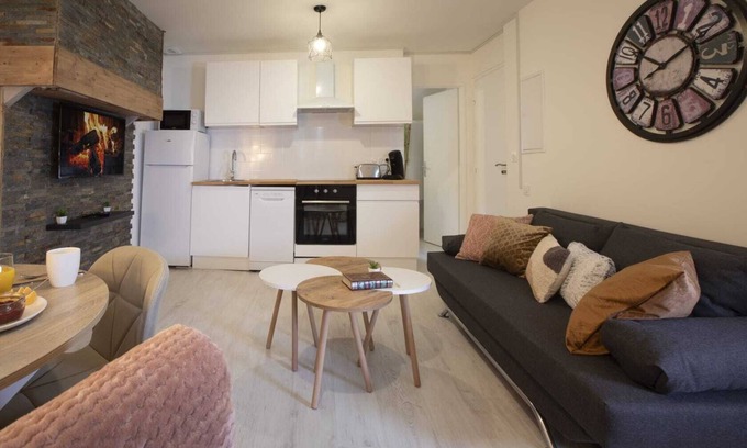 Villefranche-de-Rouergue Apartment | Le Nid 3 Wifi, Netflix, Disney+, Coeur de Bastide