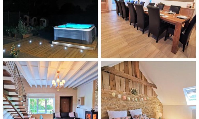 Tintigny House | Le pavillon de l'herboriste 14p jacuzzi jardin
