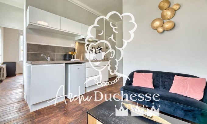 Gare-Jouvenet Apartment | Le Rêve doré : proche de la Gare !