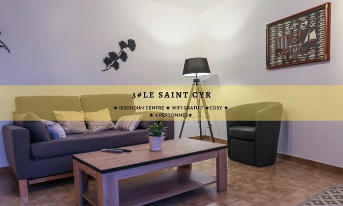 Issoudun Apartment | Le Saint-Cyr, Centre-ville, Cosy, Spacieux