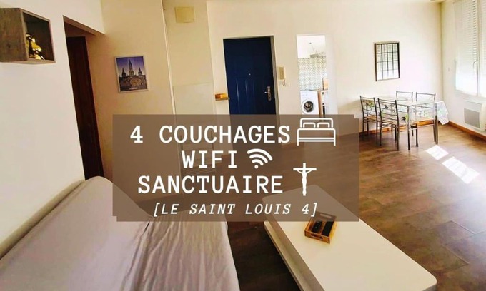 Lourdes Apartment | [LE SAINT-LOUIS 4] T2 pour 4 personnes, sanctuaire