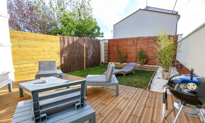 Cognac Apartment | Le Tropi'Cognac - Centre - Terrasse jardin - 3 chambres - 6 pers.