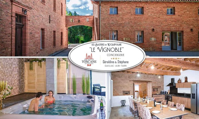 Roquemaure House | Le Vignoble - Swim spa - Hamman - Sauna - 12 pers