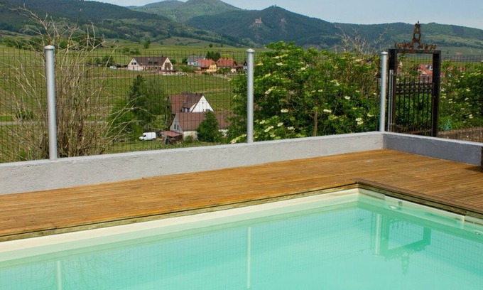 Zellenberg House | Le Zell: House in the vineyard - Garden and private pool