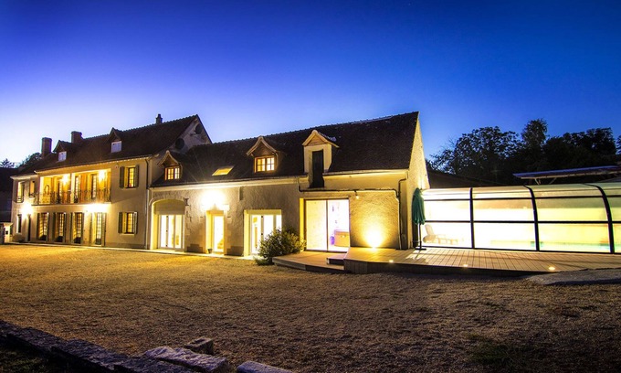 Chatillon-sur-Cher Cottage | Les Paccots-5 étoiles-Gîte-Family-Ensuite with Bath-Courtyard view