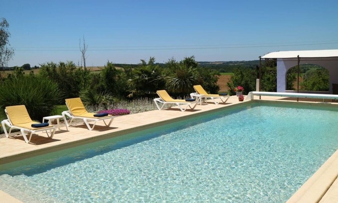 Montastruc Apartment | Les Pruniers 4* rated gites, set within our own plum orchards with heated pool