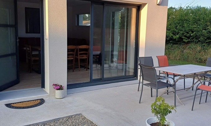 Plougoulm House | Les Rigadelles: New single-storey house near the beach and shops in Plougoulm