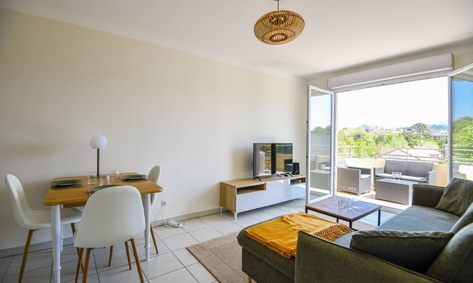 Bonneveine Apartment | Les Terrasses Borely - Bel appart 1 ch avec clim