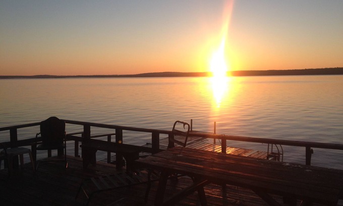 Piscataquis County Cabin | Let nature wash away your stress on Schoodics’ crystal clear and spring fed lake