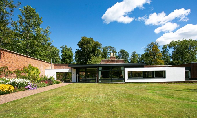 North Berwick House | Leuchie Walled Garden Luxury mid-Century holiday home that sleeps 12,