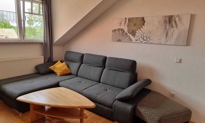 Simmershofen Apartment | Liebevoll eingerichtete Wohnung auf familiengeführten Ferienbauernhof
