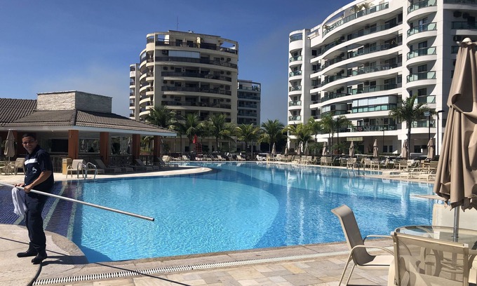 Recreio dos Bandeirantes Apartment | Life, Your Vacation with Leisure, 24-Hour Security, Swimming Pools and Much More