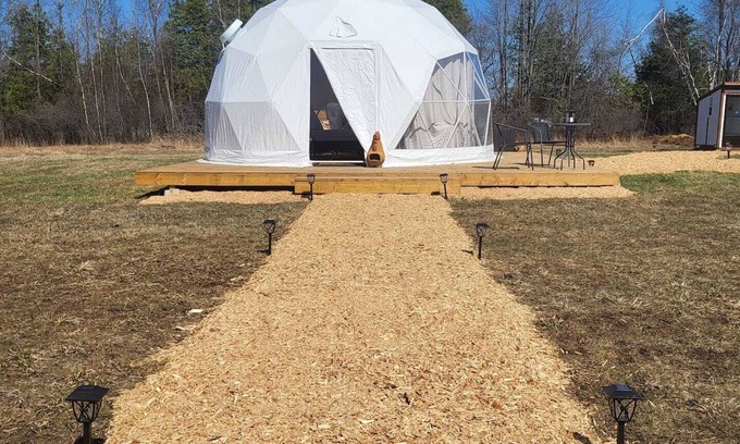 North Grenville Apartment | Limerick Forest Retreat | Luxury Camping Geodome