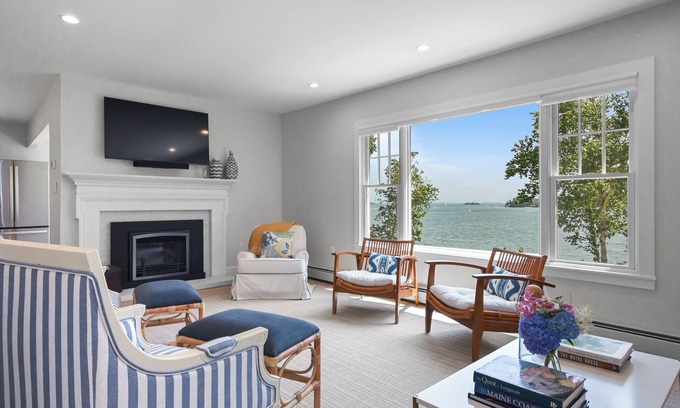 Freeport House | Little Anchor - a resplendent waterfront property in South Freeport, Maine.