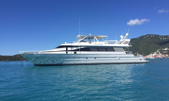 Great Cruz Bay Boat Rental | Live the ‘Suite Life’ - All Inclusive Vacation 92 ft/3000sq ft Luxury Yacht