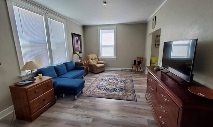Two Rivers Apartment | Live. Work. Play. Charming Riverfront Apt in Two Rivers!