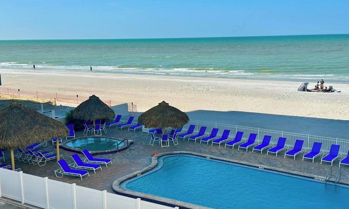 Redington Shores Condo | “ Living the Dream “ in our 3 bedroom 3 bathroom beachside condo with pool!