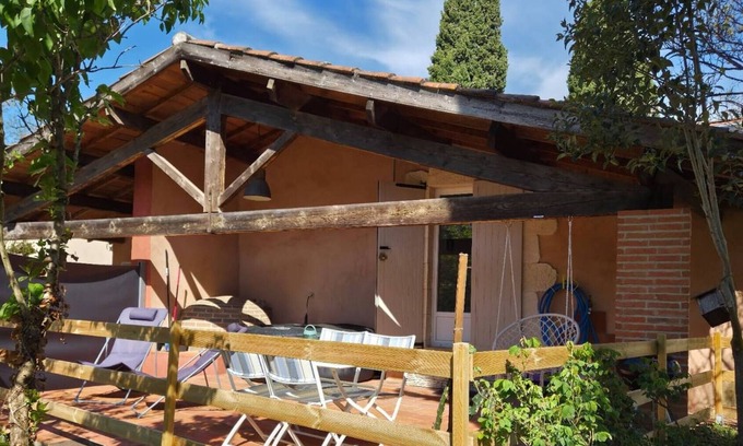 Gaillac Apartment | "Lo Pitchoun" cottage in the heart of nature, with Jacuzzi