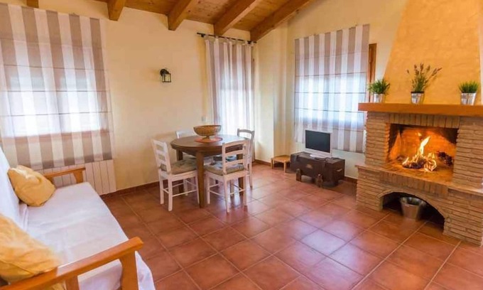 Beceite Apartment | Lo Tossal I. Penthouse with fireplace and terrace