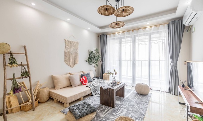 Xiangzhou District Apartment | Locals Boutique Apartment WanzaiCEC No.5