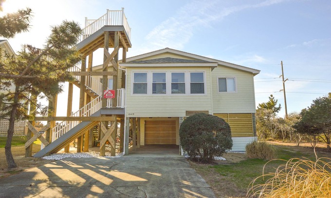 South Nags Head House | Located on a quiet side street you'll enjoy views of the wildlife preserve.