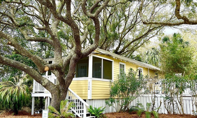Folly Beach House | Location & Charm! Just Steps to Downtown & Beach!
